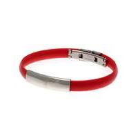 Football Crest Silicone Bracelet