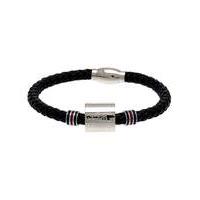 Football Crest Leather Bracelet