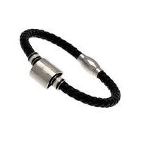 Football Crest Leather Bracelet