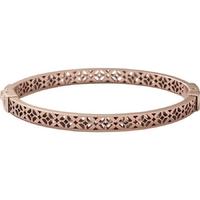 Fossil Rose Gold Plated Cut Out Bangle JF00099791