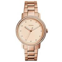 Fossil Ladies Neely Rose Gold Plated Bracelet Watch ES4288