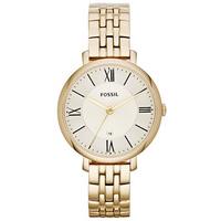 fossil ladies gold plated watch es3434