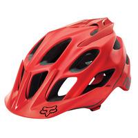 fox flux solids colours red helmet