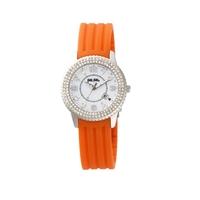 Folli Follie Ladies Orange Strap Watch 6015.0921
