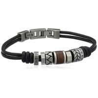 fossil mens vintage casual bead bracelet jf84196040