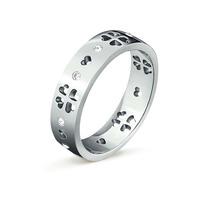 Folli Follie Ladies Love and Fortune Silver Ring 5045.5343
