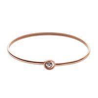Fossil Ladies Vintage Iconic Rose Gold Plated Bangle JF02413791