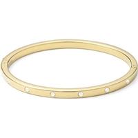 Fossil Ladies Gold Plated Crystal Hinged Bangle JF00842710