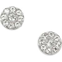 Fossil Jewellery Stainless Steel Crystal Cluster Studs JF00828040