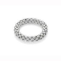 fope silver air large link bracelet