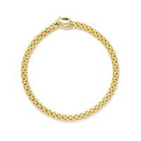 fope 18ct yellow gold unica bracelet