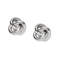 Fossil Classic Stainless Steel Knot Stud Earrings