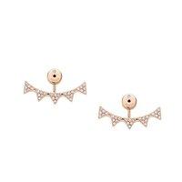 Fossil Fashion Rose Gold Tone Spike Ear Jackets