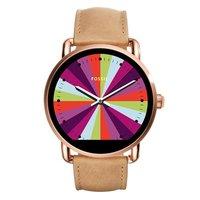 Fossil Q Wander Tan Leather Smartwatch