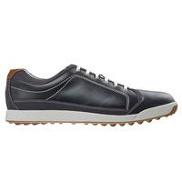 footjoy 16 contour casual spikeless blackbrownwhite golf shoes