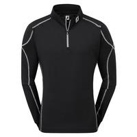 Footjoy 2016 Mixed Texture Sport 1/2 Zip Pullover - Black