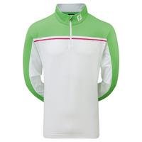 Footjoy 2016 Chill-Out Pullover - White/Mint/Berry