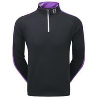 Footjoy 2017 Textured Chillout Top - Black/Violet