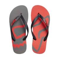 fox beached flip flops graphite