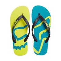 fox beached flip flops yellow