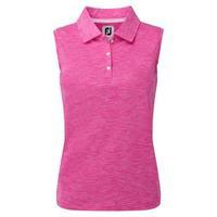 FootJoy Ladies Interlock Sleeveless Shirt - Berry Small