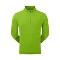 FootJoy Mens Lambswool Lined 1/2 Zip Pullover - Fuel Green Large
