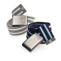 footjoy hyperflex belt grey white