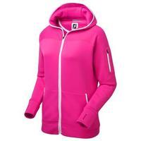 footjoy zip fleece hoody berry small