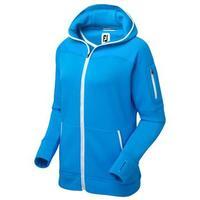 footjoy zip fleece hoody electric blue small