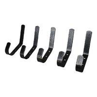 Forge Hat And Coat Hooks Silver Set of 5