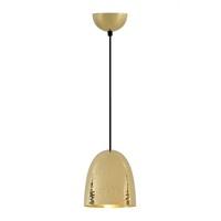 FP456H Stanley Small Hammered Brass Modern Pendant