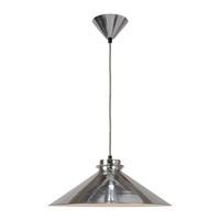 FP354 Codie Modern 1 Light Aluminium Pendant