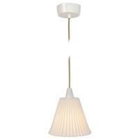 FP131 Hector Pleat Large Modern White China Pendant