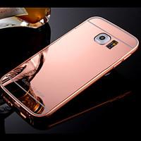 Frame and Plated Compact Mirror Backplane Phone Case for Samsung Galaxy S4 S5 S6 S7 edge pLUS