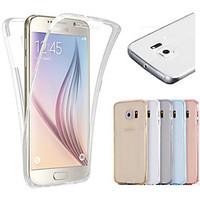 FrontBack 2 Pieces Super Flexible Soft TPU Degree Full Touch Screen Cover Case for Galaxy S6/S7/S7 edge/S6 edge