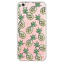 Fruit Pinapple Pattern TPU Ultra-thin Translucent Soft Back Cover for Apple iPhone 6s 6 Plus SE/5s/5