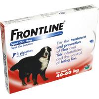 frontline spot on dog 40 60kg 3