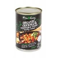 Free Natural Chick Pea & Vegetable Curry 400g (1 x 400g)