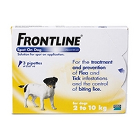 Frontline SPOT ON SMALL DOG 3 PIPETTES