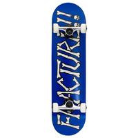 Fracture Broken Series Complete Skateboard - Blue 7.875\
