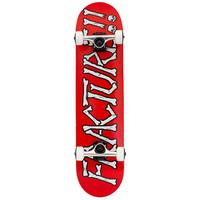 Fracture Broken Series Complete Skateboard - Red 7.5\