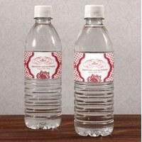 French Whimsy Water Bottle Label