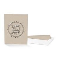 Free Spirit Thank You Card With Fold