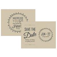 Free Spirit Save The Date Card