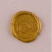 French Document Seal Wax Seals - Gold