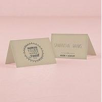 free spirit place card with fold