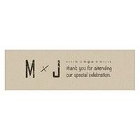 Free Spirit Initials Small Rectangular Tag