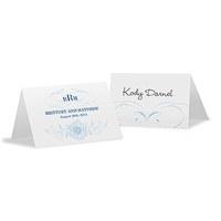 French Whimsy Place Card With Fold