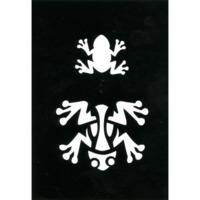 Frog Airbrush Adhesive Stencil