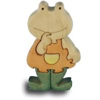 Frog Handcrafted Wooden Puzzle